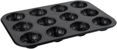 Zenker 12Er Muffinform – Muffinbackblech Für Muffins Und Cupcakes Aus Der Serie Soccer Baking– Hitzebeständiges 12Er Muffinblech Mit Antihaftbeschichtung, Schwarz Matrite si tavi pentru copt Naty Shop