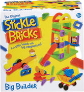 Stickle Bricks, Big Builder Konstruktionsset, Über 125 Teile, Fördert Kreativität & Motorik, Sicher & langlebig, Praktische Aufbewahrung, Für Kinder ab 18 Monaten
