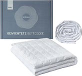 Degrees of Comfort pătură ponderată 135X200Cm 7Kg, pătură de terapie anti-stres fabricată din bumbac 100%, pătură grea Pătură ponderată pentru adulți Poate îmbunătăți somnul și reduce stresul Paturi si Cuverturi Degrees of Comfort 135 X 200 Cm 7,0 Kilograme