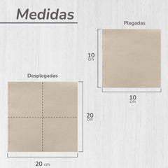 Pachet de 300 de șervețele de hârtie pentru cocktail, 100% reciclabile și biodegradabile, suport pentru șervețele de masă din oțel inoxidabil, șervețele ecologice, 10 X 10 cm, pliate.