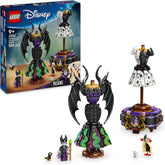 LEGO ǀ Disney Bösewichte Die Kleider von Malefiz und Cruella De Vil - Spielzeug für Jungen und Mädchen ab 9 Jahren - Inkl. 2 Mini-Puppen & 2 Tierfiguren - Geburtstagsgeschenk für Fans 43262