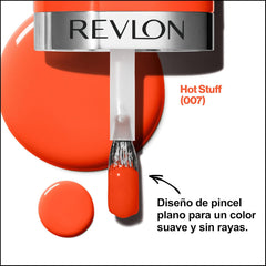 Oja Revlon Ultra HD Snap, formulă vegană de lungă durată, uscare rapidă și aplicare într-un singur strat, acoperire completă, culoare (8 ml) Hot Stuff (007), unisex