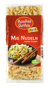 Bamboo Garden - Tăiței Mie | Tăiței instant pentru bucătăria asiatică | Ideali pentru mâncăruri la wok sau supe | Vegani | Pungă de 250g