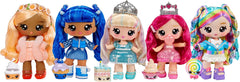 Yummiland Large Doll und Num Nom Lipgloss Pet - Rory Blueberry und Goodie - Duftende Puppe mit DIY Lipgloss-Set - Geeignet für Kinder ab 4 Jahren