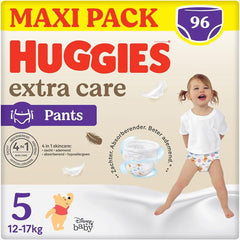 Scutece Huggies Extra Care, mărimea 5 (12-17 kg), design Disney, 96 de bucăți