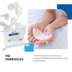 BIODERM Cellusoft – șervețele umede moi, multifuncționale, de unică folosință, din viscoză și poliester – șervețele multifuncționale pentru igiena delicată a pielii sensibile și înroșite a vârstnicilor și copiilor – 30 x 38 cm (50