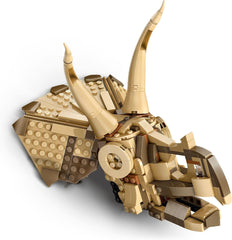 LEGO Jurassic World Dinosaur Fossils: Triceratops Skull Model, jucărie dinozaur pentru băieți și fete de la 9 ani, cadou pentru copii și fani Jurassic World 76969 Seturi de constructie Besuche den LEGO-Store