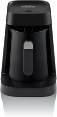 Cafetieră turcească Arzum Okka MINIO JET, 400 W, capacitate 5 căni, protecție la preaplin, sistem de avertizare acustică, cafetieră turcească, crom