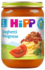 Hipp Spaghete Bolognese, pachet de 6 (6 x 190 g) - bio