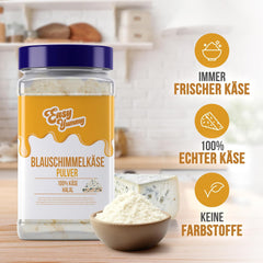 EASY YUMMY - Käsepulver 300g | Instant Käsegeschmack für Mahlzeiten & Snacks | Immer Bereit, Keine Kühlung Nötig | Aus 100% Echtem Käse | Ideal als Popcorn-Topping