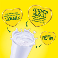 Instant Vollmilchpulver, Ersatz für frische Milch, für Tee und Kaffee, 1,8 kg Dose