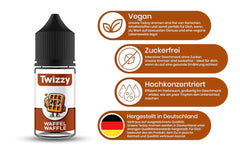 Twizzy Waffle Food Flavouring - 30 ml - Aromă intensă - Ideală pentru coacere Arome Naty Shop