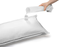 Traumnacht pernă ortopedică cu apă cu cantitate de umplutură reglabilă, capac din bumbac 100%, 40 X 80 Cm, Dezvoltat în Germania - Produs în UE, Alb, 1 bucată (1 pachet) Perne standard Naty Shop