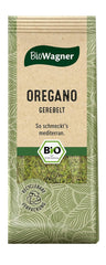 BioWagner - Bio Oregano gerebelt | mediterrane Note für Pizza, Pasta oder Fleischgerichte | naturbelassene Bio-Zutaten | recyclebare Verpackung | 10 g