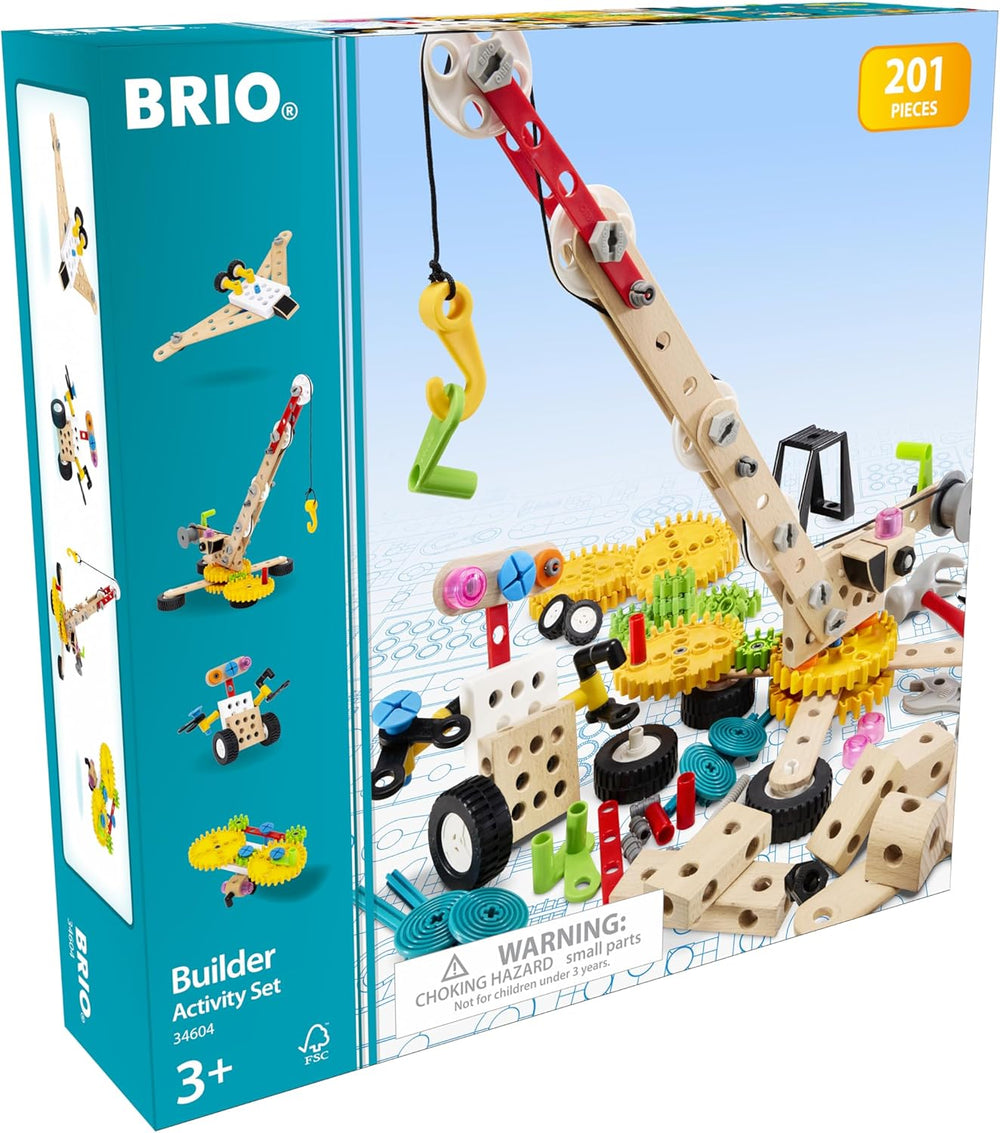 BRIO Builder – 34604 Builder Kindergartenset | Entwicklungsförderndes Rollenspiel- & Konstruktionsspielzeug für Kinder ab 3 Jahren