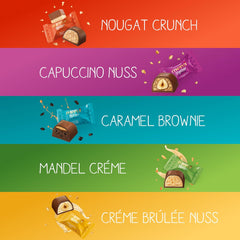 Merci Together – 1 x 175 g – Ciocolate umplute în cinci sortimente cu ciocolată fină cu lapte – Praline de ciocolată pentru a fi împărțite și oferite cadou