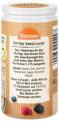 Condimente Ostmann – Zahăr condimentat pentru terci, amestec aromatic cu scorțișoară și cacao, pentru asezonarea fulgilor de ovăz, budincii de orez și a altor specialități dulci, vegan, 60 g (designul ambalajului poate varia)