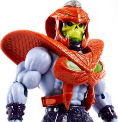 MASTERS of the UNIVERSE Snake Armor Skeletor - 16 articulații mobile, ambalaj retro, mini carte de benzi desenate, pentru copii 6+ și colecționari adulți, HKM68 Action figures Naty Shop