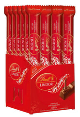 Batoane de ciocolată cu lapte Lindt LINDOR, 24 x 38 grame Bomboane de Ciocolata Naty Shop Default Title