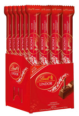 Batoane de ciocolată cu lapte Lindt LINDOR, 24 x 38 grame Bomboane de Ciocolata Naty Shop Default Title