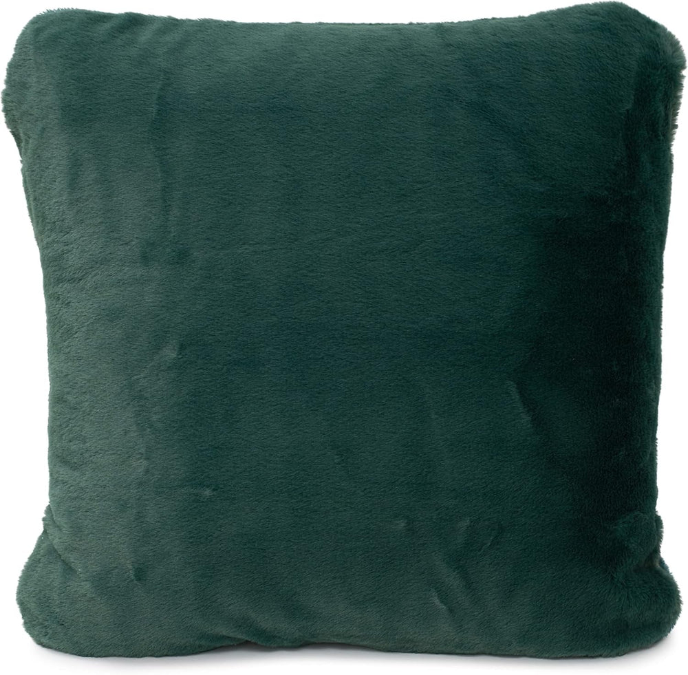 Gözze - Husă de pernă confortabilă, Merino Feeling, 50X50 Cm - Verde închis Paturi si Cuverturi Besuche den Gözze-Store Verde închis