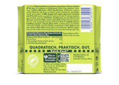 Ritter Sport Fistic, ciocolată cu lapte cu bucățele fine de fistic, un clasic de ciocolată, perfect pentru gustări și savurare, o idee grozavă de cadou, 12 batoane x 100g