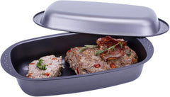 Chg 9942-04 Bratenform Mit Deckel, Antihaftbeschichtet, Anthrazit-Metallic, 37 X 20 X 7 Cm Matrite si tavi pentru copt Naty Shop