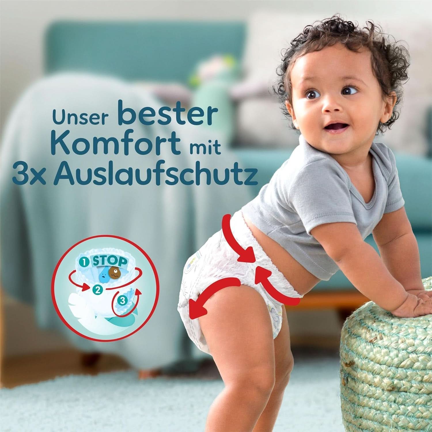 Pampers Premium Protection Pants, mărimea 6 Extra Large 15+kg Big Pack (30 bucăți) Mama si Copilul Naty Shop