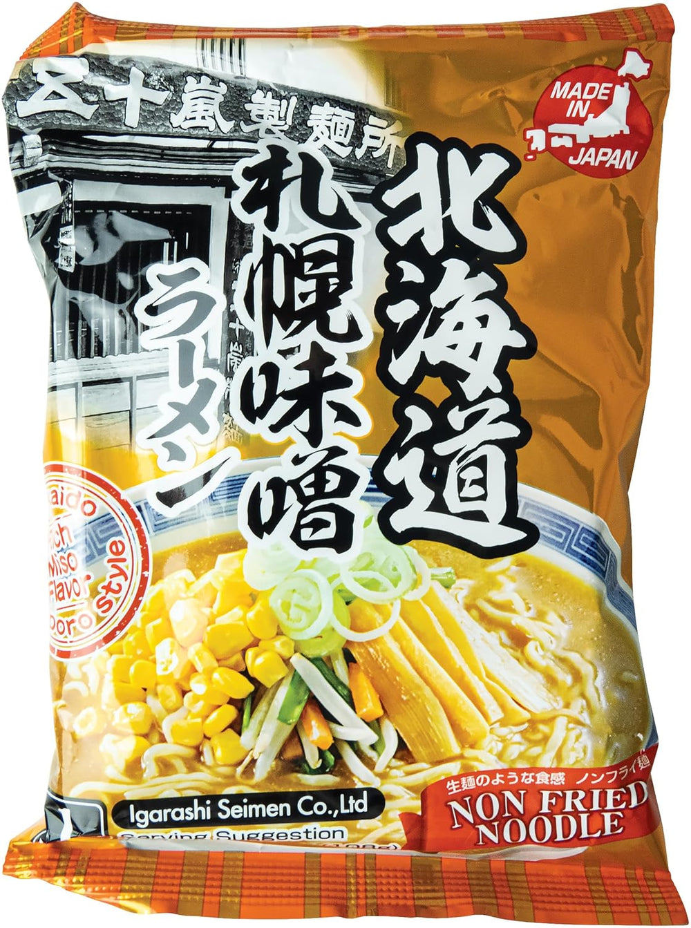 Tăiței, Ramen instant cu sos Miso (Sapporo Miso Ramen) - 1 x 108 g
