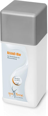 SpaTime de la BAYROL - Crystal Clear 1 L - Efect concentrat de clarificare - previne apa tulbure și asigură o apă cristalină - pentru toate tipurile de filtre, Gri