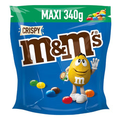 M&M'S Crispy, chipsuri de ciocolată cu miez crocant Bomboane de Ciocolata Naty Shop Crispy 340G