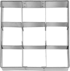 Formă de biscuiți în formă de cub, aprox. 6 cm, argintie