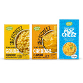 Cultured Foods Veganer 3-er Set Veganes Mac And Cheese, Gouda Sauce, Cheddar Sauce, Laktosefrei Glutenfrei MAC & CHEEZ CHEATCHEEZ