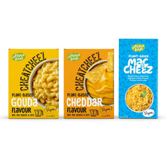 Cultured Foods Veganer 3-er Set Veganes Mac And Cheese, Gouda Sauce, Cheddar Sauce, Laktosefrei Glutenfrei MAC & CHEEZ CHEATCHEEZ