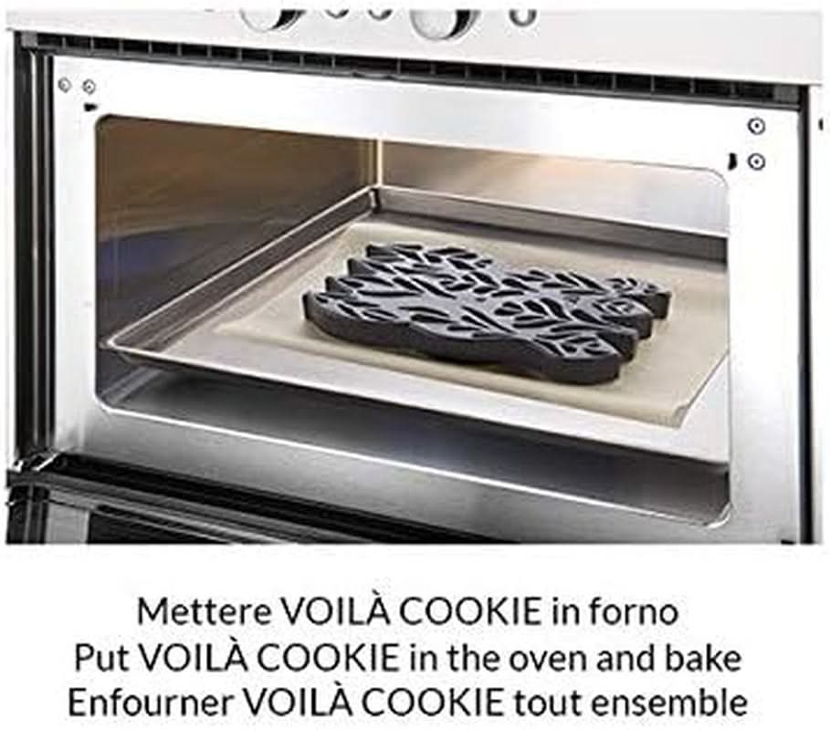 Silikomart, Formă pentru prăjiturele Voila Cookie Leaves, 240mm X 150mm, inaltime 20 mm Bucatarie Naty Shop