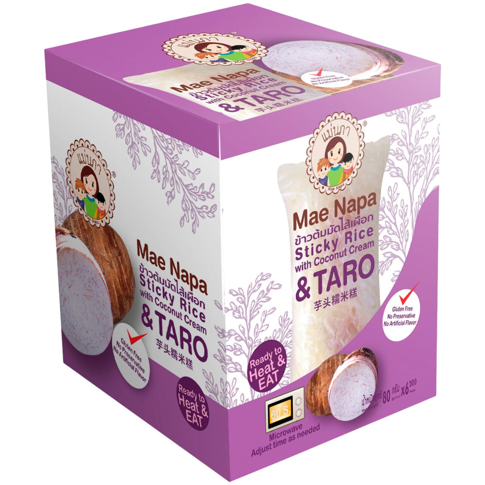 - Orez lipicios cu nucă de cocos și taro - (6 x 80 g)