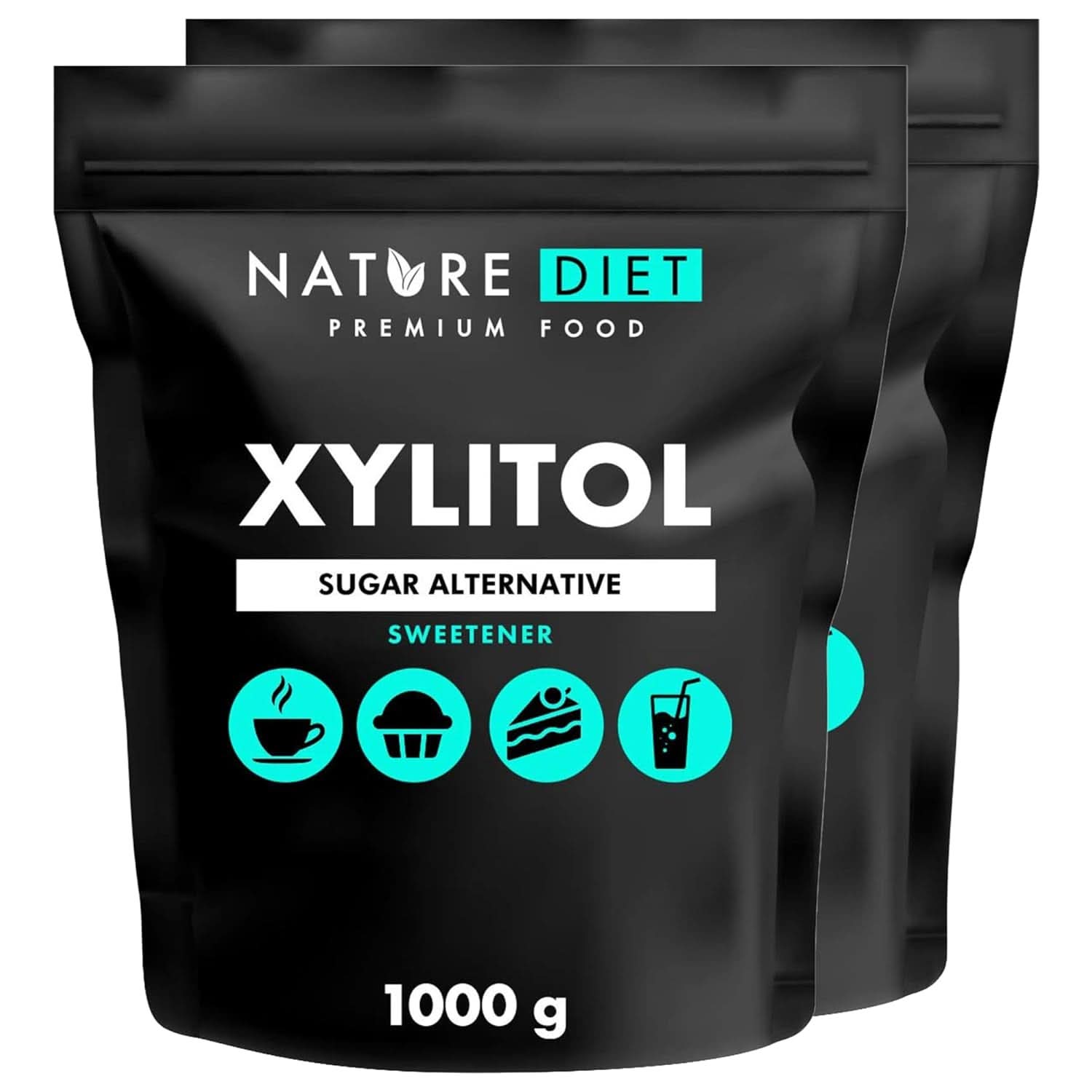Nature Diet Xylitol, 1 Kg Indulcitori Naty Shop 2 x 1 Kg Xylitol