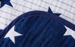 VIALMAN cuvertură de pat Sofia 10 pat king size | cuvertură stea | cuvertură dimensiune 250 X 270 cm | cuvertură pat & canapea arunca albastru marin Paturi si Cuverturi Besuche den VIALMAN-Store