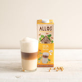 Allos Sojadrink Barista Spumabil Pentru Cafea Vegan Fără Lactoză