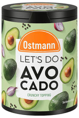 Ostmann Gewürze - Let's Do Avocado | Gewürzsalz für Avocado, Guacamole oder Bowls | Crunchy Topping mit Gewürzen, Kräutern und schwarzem Sesam | 70 g in recyclebarer Metalldose