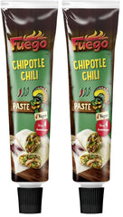 - Chipotle Chili Paste , Scharfes Würzen von mexikanischen Gerichten , Für 4 Anwendungen , Vegan , 1 x 40 g