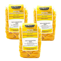 - Paste di Mais Giallo Biologica Italiana Gluten Free, Formato Penne - pasta senza glutine, 100% farina di mais giallo organic, vegan, confezione da 3 pacchi da 350 g