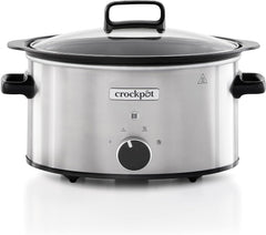 Slow cooker Crockpot,| 3.5 litri (3-4 persoane), recipient pentru rumenirea cărnii și a legumelor, oțel inoxidabil Slow Cooker Naty Shop Default Title