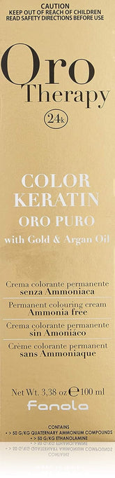 Fanola Oro Therapy Color Keratin 5.0 100ml Vopsea pentru par Naty Shop 5 Maro deschis