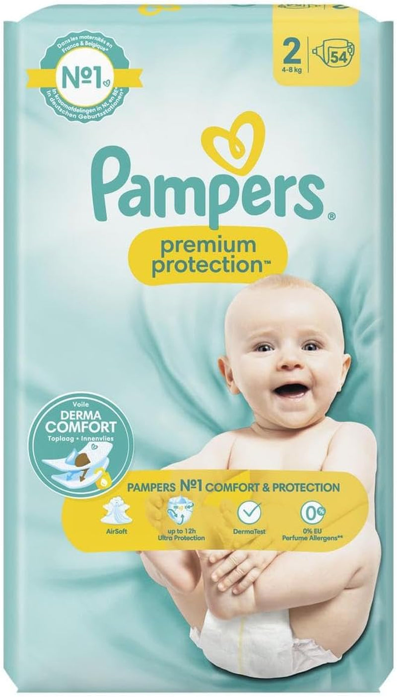 Pampers Premium Protection T2 – 54 bucăți