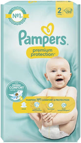 Pampers Premium Protection T2 – 54 bucăți