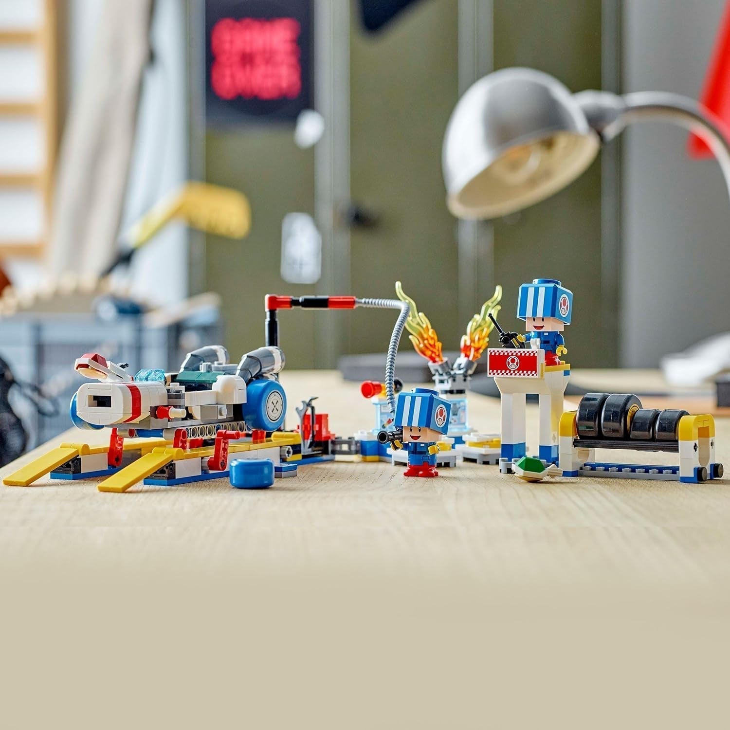 LEGO Super Mario: Mario Kart - Atelierul lui Toad, personaj Nintendo, jucărie personalizabilă, set de aventură, cadou pentru băieți, fete și gameri de la 8 ani 72035 Seturi de constructie Besuche den LEGO-Store