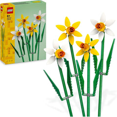 Narcise LEGO Botanicals - Cadouri de Paște pentru fete și băieți - Flori artificiale pentru copii - Buchet de flori ca decor pentru cameră sau birou - Cadou pentru femei - 40747 Seturi de constructie Besuche den LEGO-Store Singur