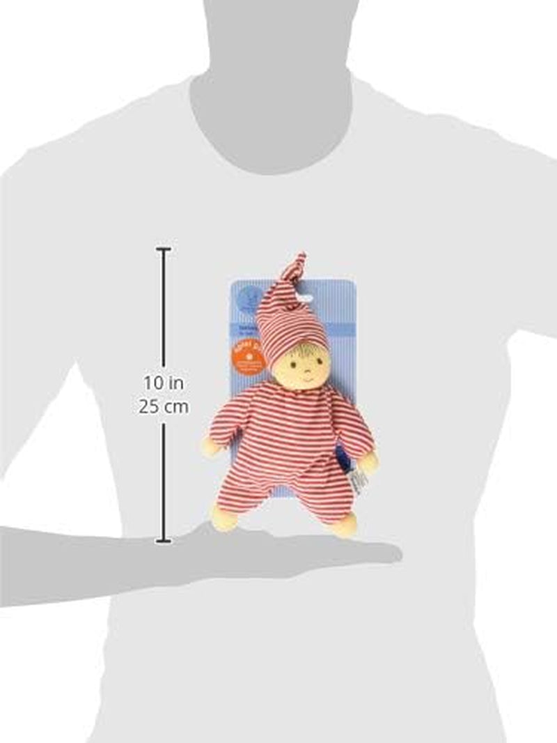 Sterntaler 3015034 Păpușă de joacă Heiko, zornăitor integrat, vârstă: pentru bebeluși de la naștere, 23 cm, roșu/alb | 1 pachet Jucarii Bebe Naty Shop