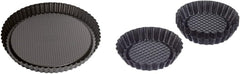 ORIGINAL KAISER Classic Obstbodenform 28 Cm, Obstkuchenform, Gleichmäßige Bräunung & Classic Mini Torteletts 6 Stück, Tartelette Förmchen 10 Cm, Tarteform Klein, Tortelettförmchen Antihaftbeschichtet Matrite si tavi pentru copt Naty Shop